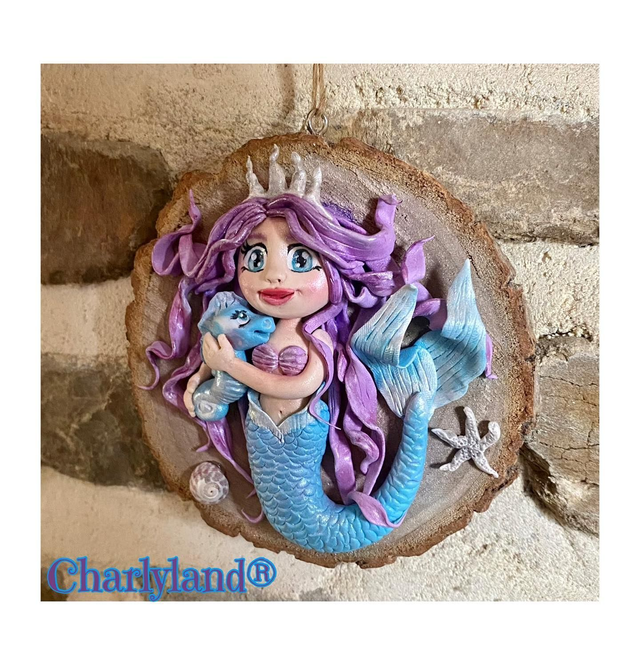 Rondin à suspendre - Sirène