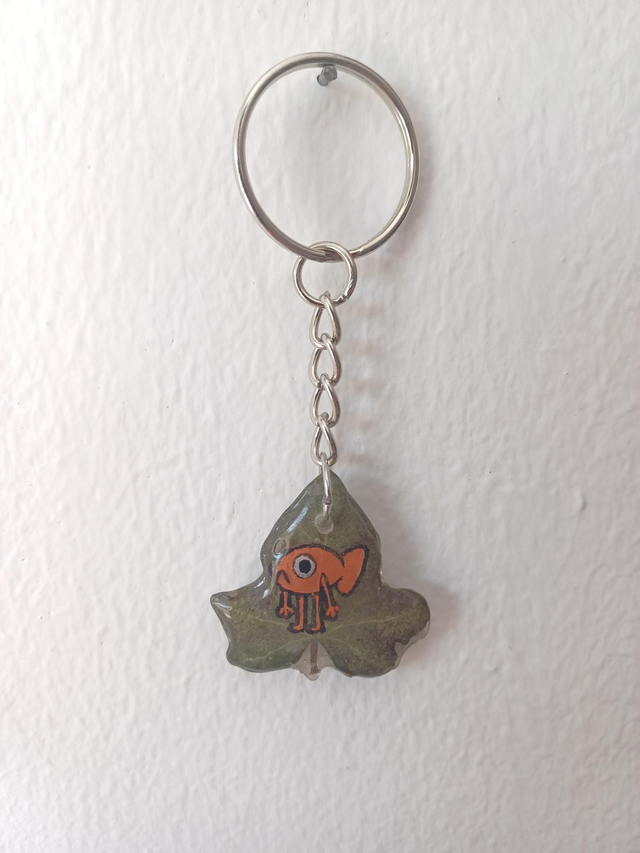 Poisson Steve - porte clé feuille 🍃