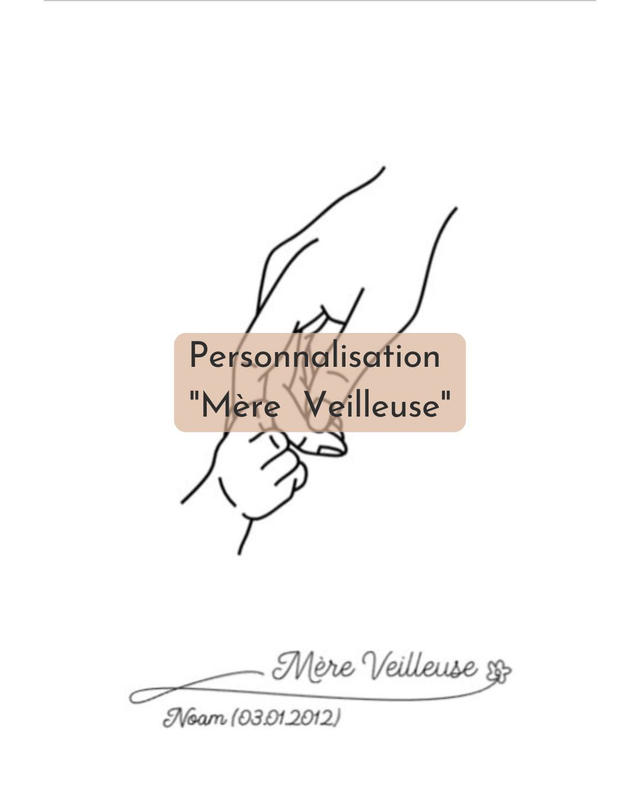 🌸 Personnalisation d'un cadre Mère Veilleuse 