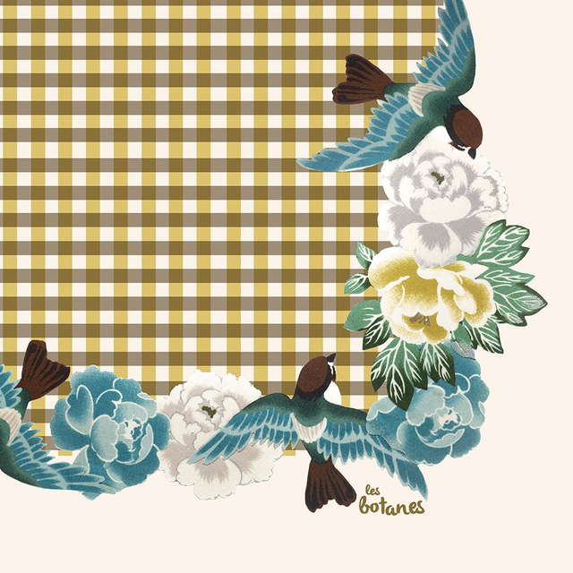 Torchon - Coton et Lin - Rouge Vichy Jaune