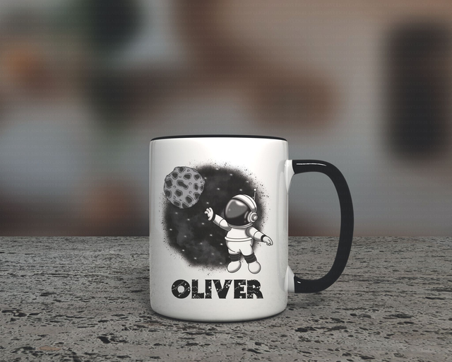 Personalised astronaut mug