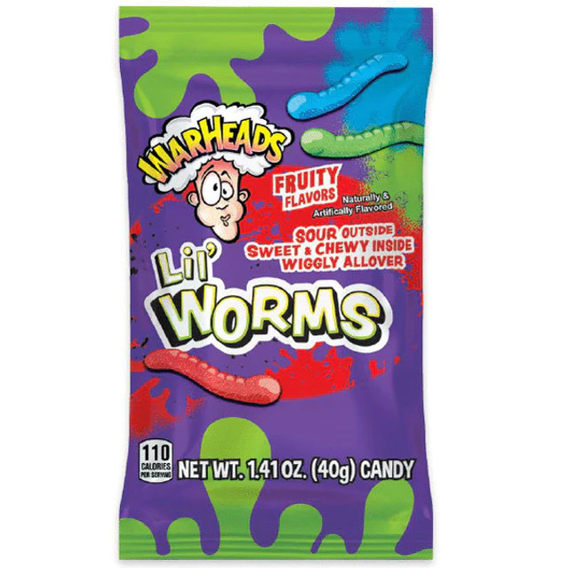 Warheads Lil&#039; Worms (40g)