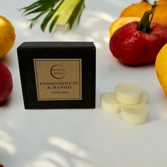 Passionfruit & Mango Soy Wax Melts ~ 80g