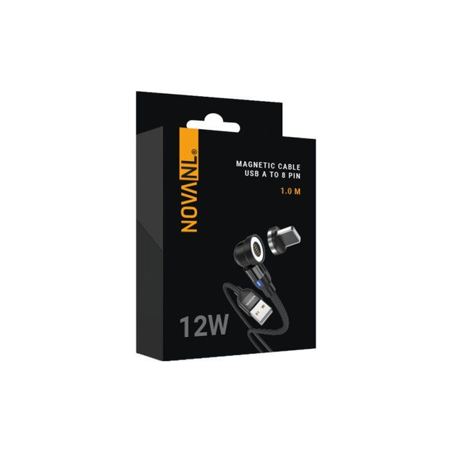 NOVANL SpeedCharge Magnetic Cable USB A to 8 Pin