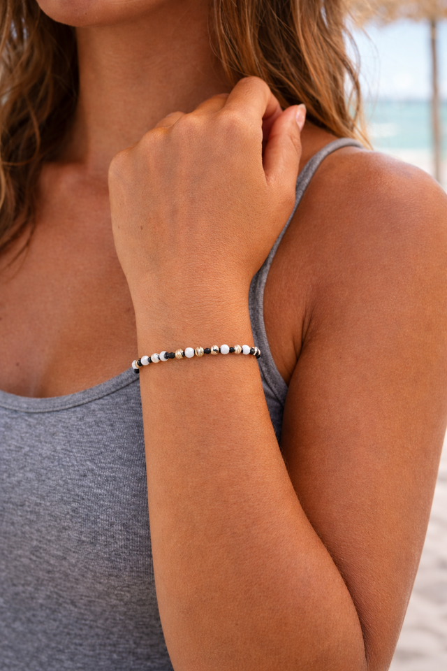 Bracelet "Sérénité et Élégance Naturelle" - Howlite