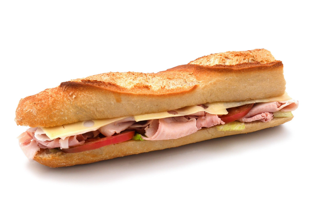 Sandwich 1/2 baguette