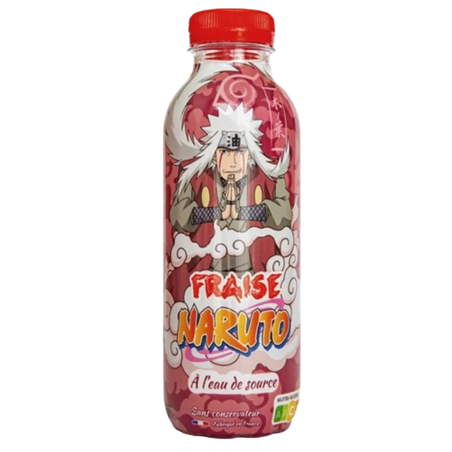 Boisson saveur fraise Naruto ( 500 ml )