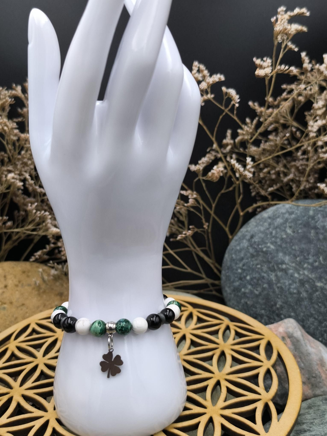 BP.036 Bracelet trèfle 