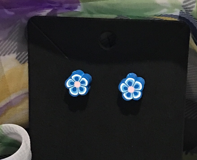 Children Blue Earrings - CBE03