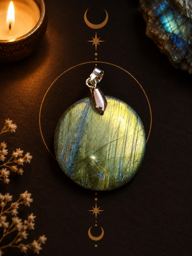 Pendentif labradorite 