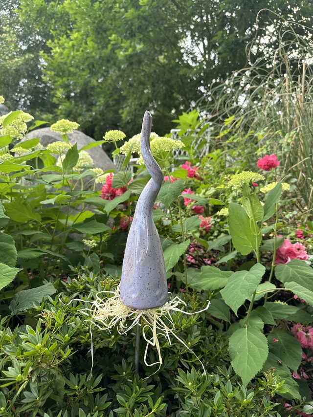 Gartenspitze - Käferzipfel lila-blau 30 cm