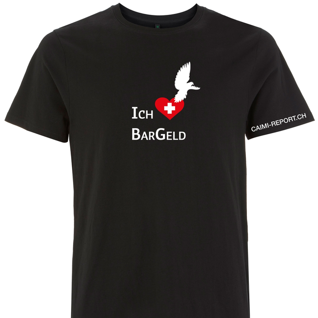 T-Shirt «Ich liebe Bargeld»