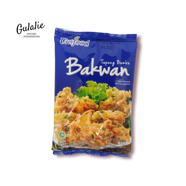 PONDAN UNIFOOD Tepung Bumbu Bakwan - farine assaisonnée pour faire le Bakwan 80g