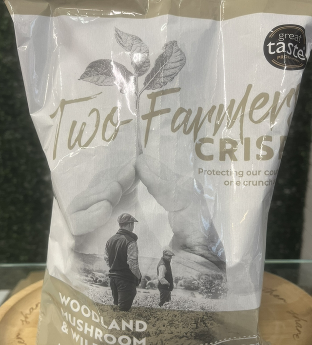 Two Farmers Crisps Mushroom and wild garlic 150g