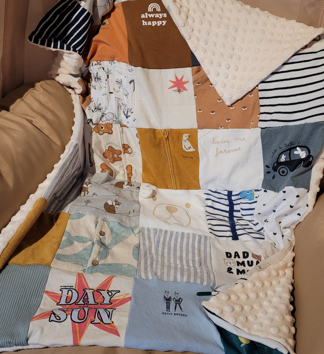 Couverture souvenir personnalisée