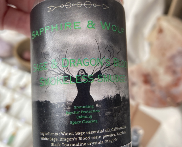 Sage & Dragon’s Blood Crystal Spray 100ml