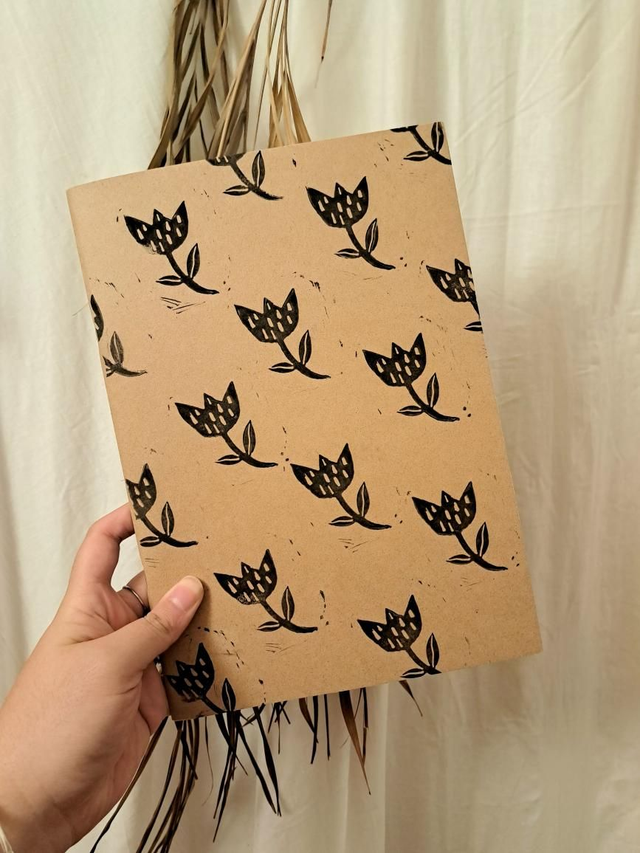 LE FEUILLU - Carnets imprimés à la main