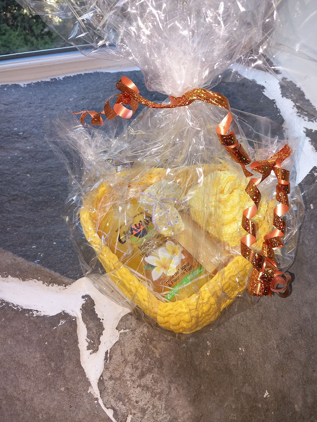 Paniere de bain coeur