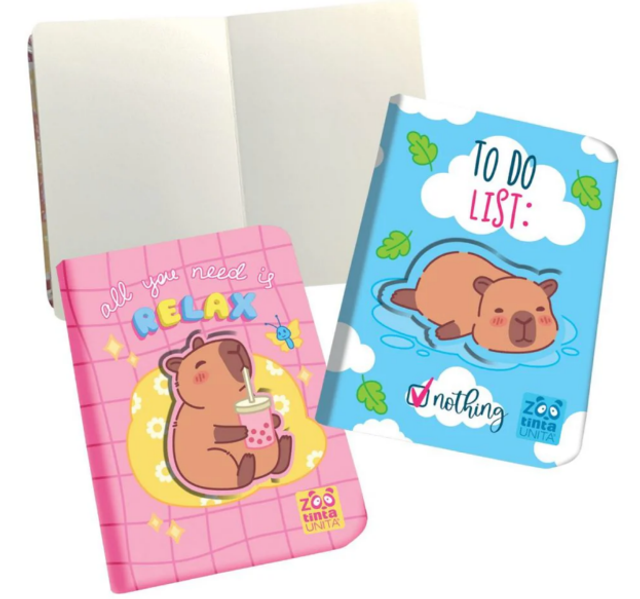 Notebook A7 Capibara Tinta Unita