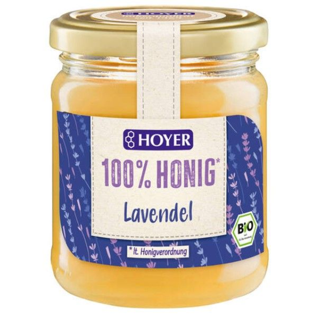 Hoyer Lavendelhonig 250g Glas