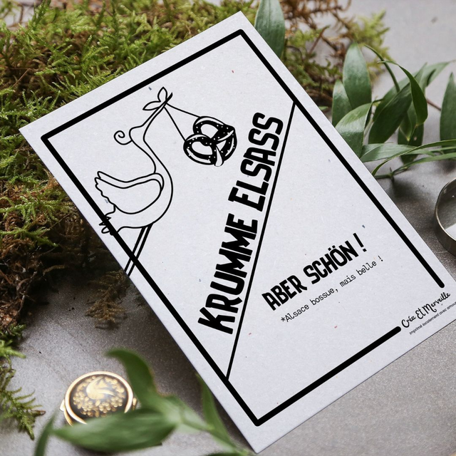 Carte postale Krumme Elsass