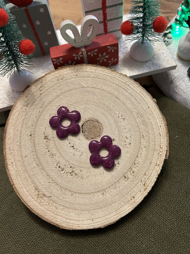 Alma violine à paillettes 