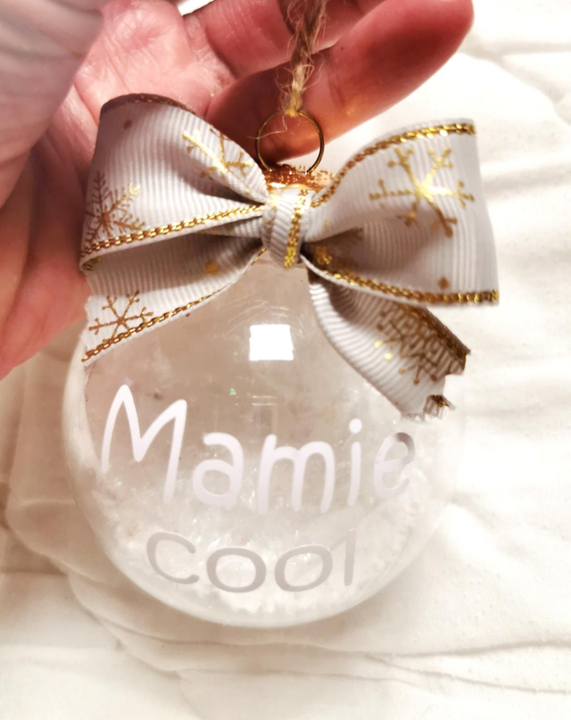 Boule NOËL Mamie cool