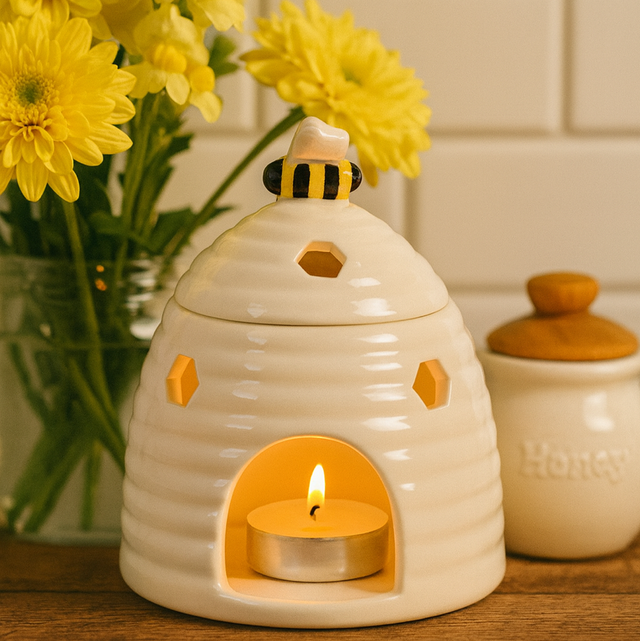 Bee hive wax melt burner