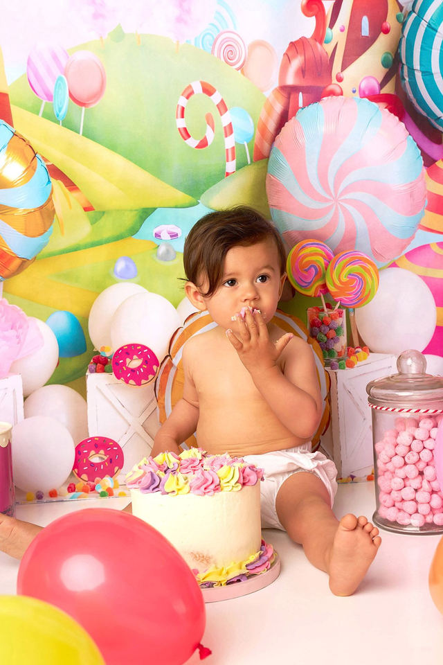 Séance photo gâteau