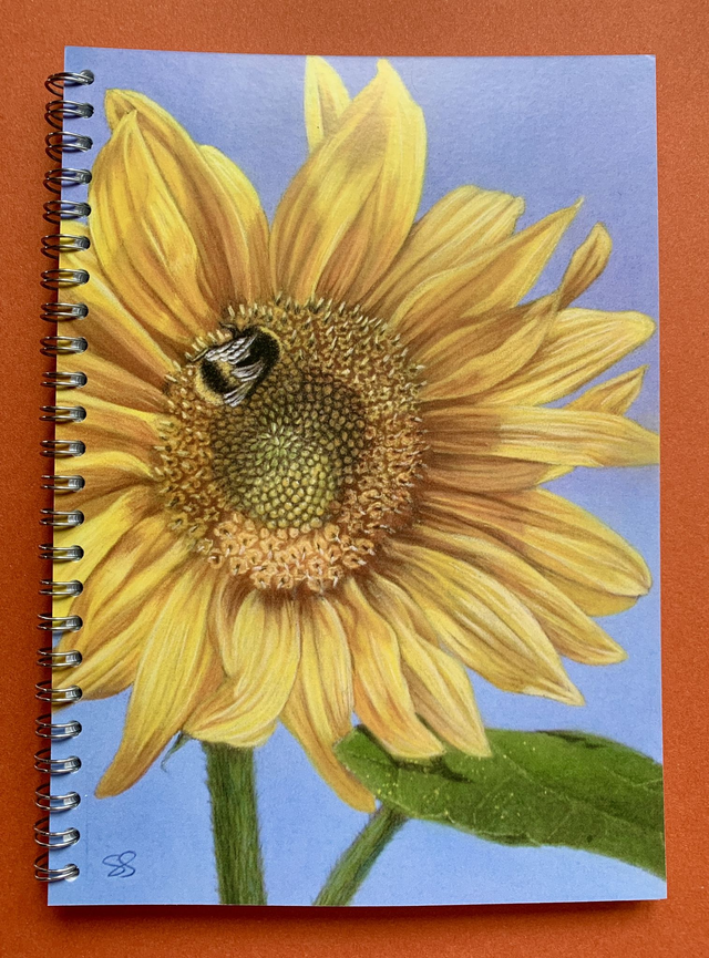 2026 Diary - Bee on Sunflower- A5