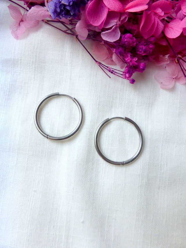 Créole argentée - Mix &amp; Boucles