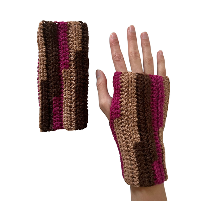 Mitaines framboise chocolat