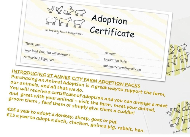 Adopt An Animal at St. Anne's City Farm 