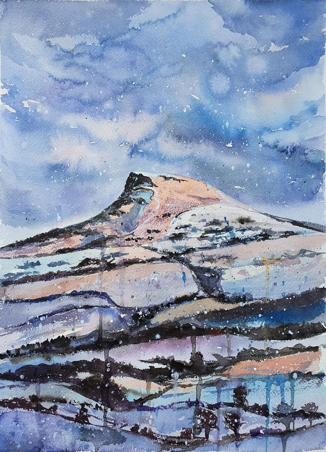 Winter Roseberry Topping - prints