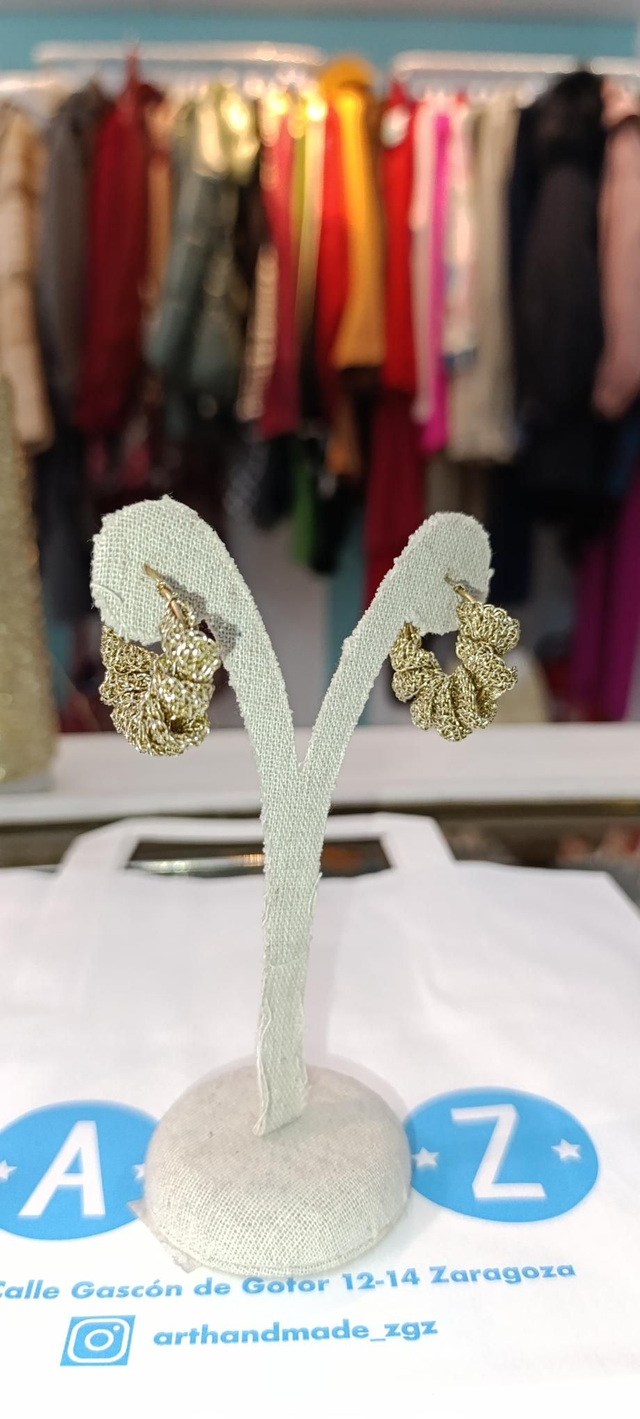 Pendientes crochet artesanales