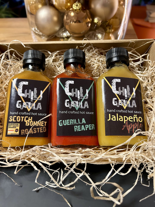 Chiliguerilla MIX & SAVE TRIO 3x100ml – 3 Saucen nach Wahl