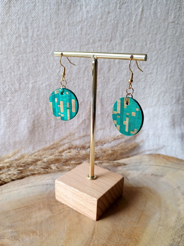 Boucles d'oreilles SIMPLE Mosaïque 