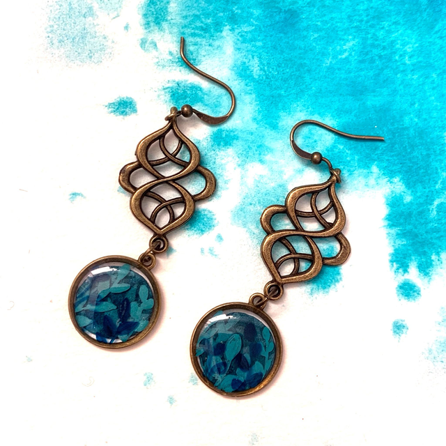 Boucles d'Oreilles Rondes &amp; Entrelacs - Capsule de Mars 2025