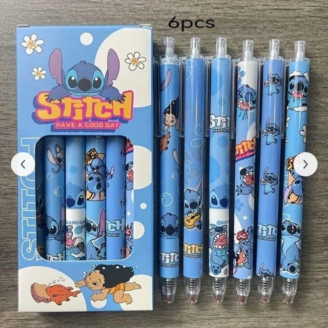 Stitch Kulspetspennor 6pack