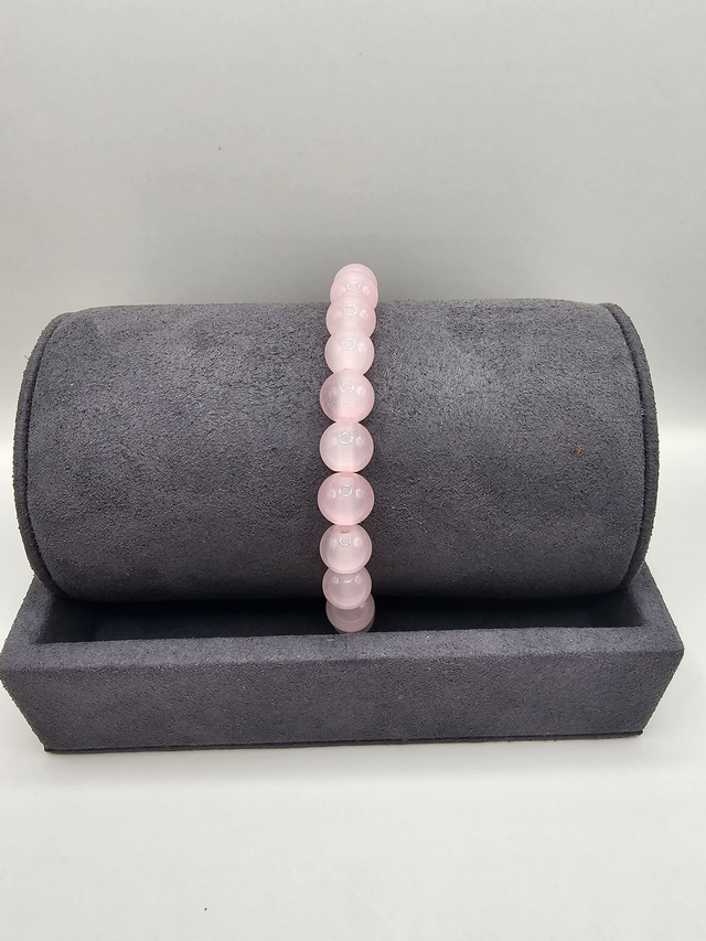 Ladies Rose Quartz Bracelet,