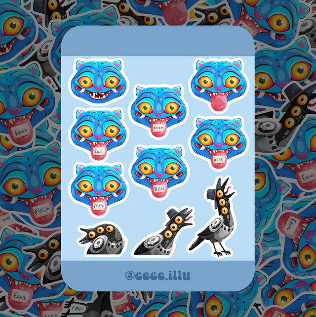 Planche Stickers Derpy &amp; Sussy