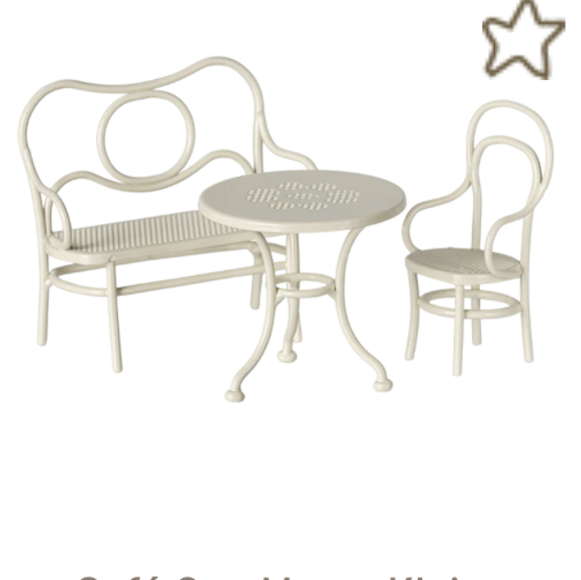 Maileg Maus Café Set creme 