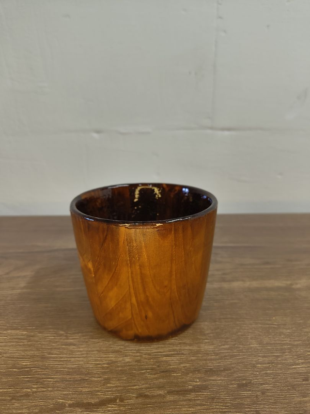 Blumentopf – Handgedrechselter Holzbecher 0,5 Liter