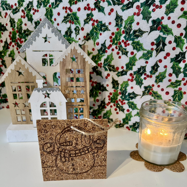 Décoration sapin bonhomme de neige