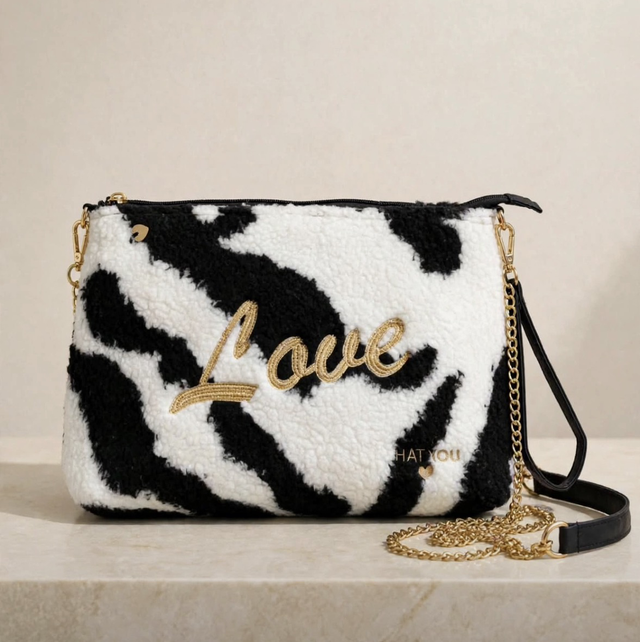 Borsa Love Zebrata