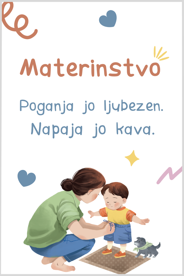 Voščilnica Materinstvo