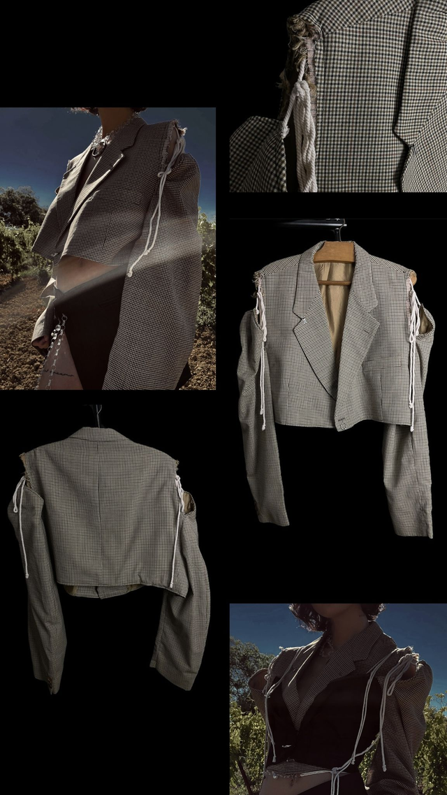 Blazer Upcycled - Jean(ne) L