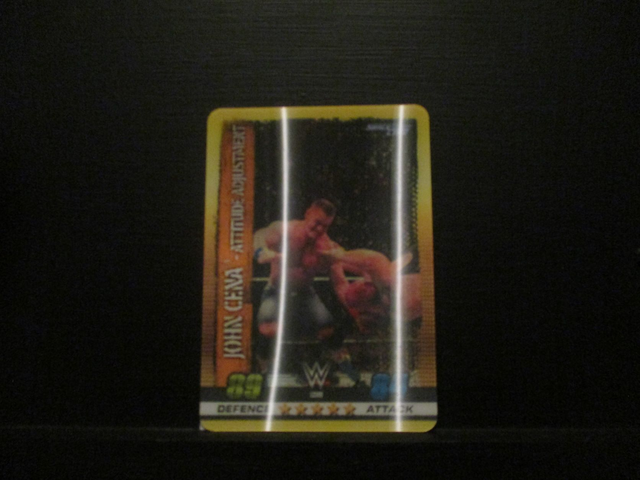 John Cena - Attitude Adjustment - Slam Attax 10th Edition Flix-Pix Limited Edition Original Trading Card #LCMD