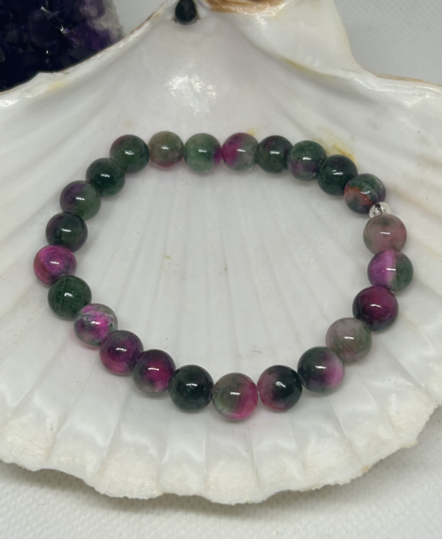 Jade tourmaline pierre de 8mm