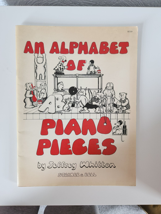 An Alphabet of Piano Pieces by Jeffrey Whitton Stainer &amp; Bell 1989